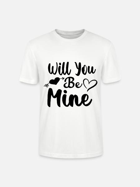 Will You Be Mine - Stanley/Stella Unisex Bio-T-Shirt CRAFTER - Weiß