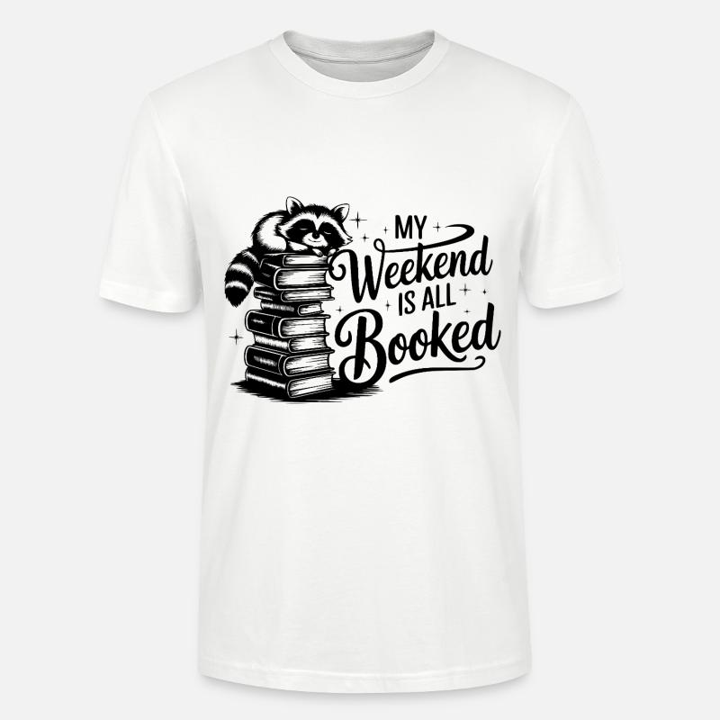 Mon week-end est complet - T-shirt bio CRAFTER Stanley Stella Unisexe - blanc