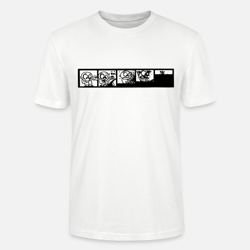 lustig comics strip - Stanley/Stella Unisex Bio-T-Shirt CRAFTER - Weiß