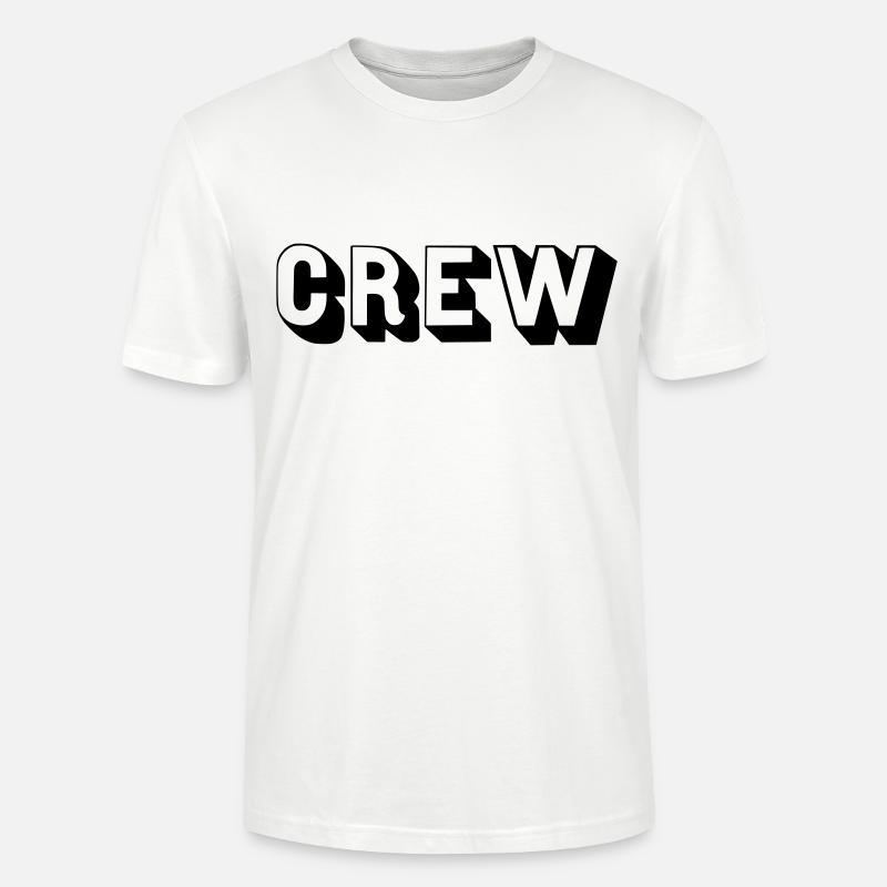Crew - Team - Geschenkidee - Stanley/Stella Unisex Bio-T-Shirt CRAFTER - Weiß