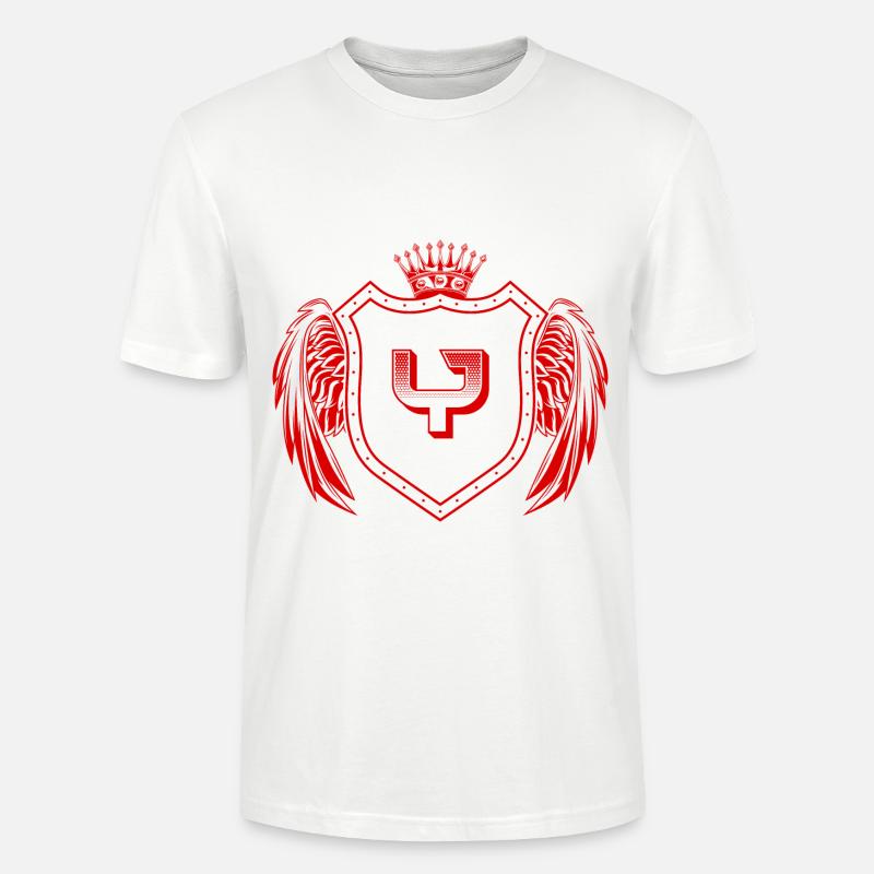 Y Buchstabe Wappen - Stanley/Stella Unisex Bio-T-Shirt CRAFTER - Weiß