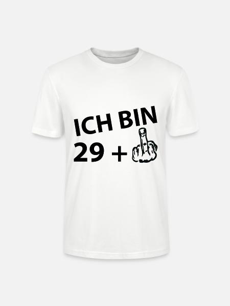 Ich bin 29 plus 1 - Stanley/Stella Unisex Bio-T-Shirt CRAFTER - Weiß