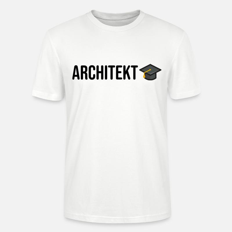 Architekt Studium Abschluss - Stanley/Stella Unisex Bio-T-Shirt CRAFTER - Weiß