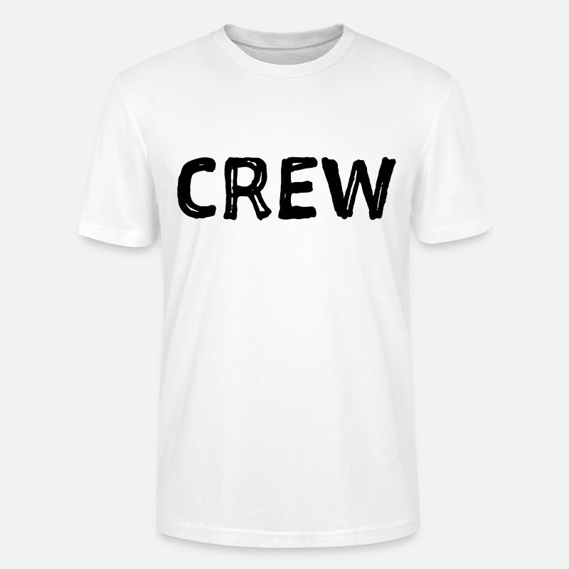 Crew - Team - Geschenkidee - Stanley/Stella Unisex Bio-T-Shirt CRAFTER - Weiß