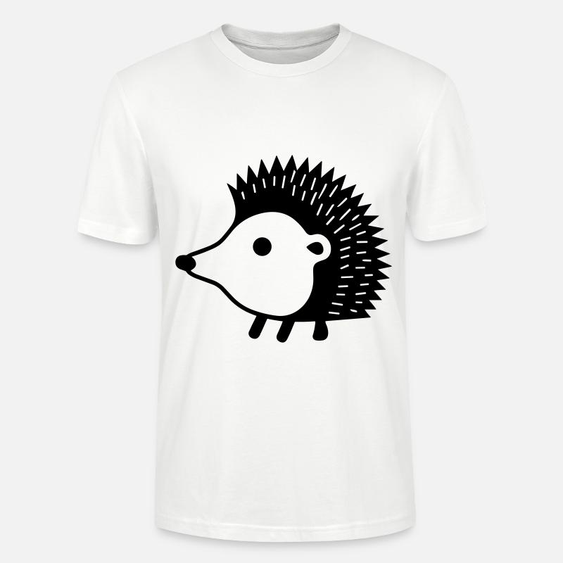 Hérisson - T-shirt bio CRAFTER Stanley Stella Unisexe - blanc