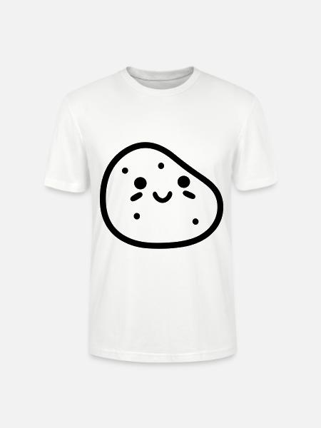 potato - Stanley/Stella CRAFTER Unisex Organic T-Shirt - white