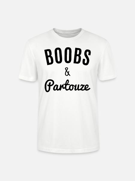 Boobs & partouze - T-shirt bio CRAFTER Stanley Stella Unisexe - blanc