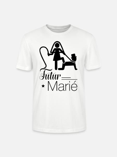 Futur marié - T-shirt bio CRAFTER Stanley Stella Unisexe - blanc