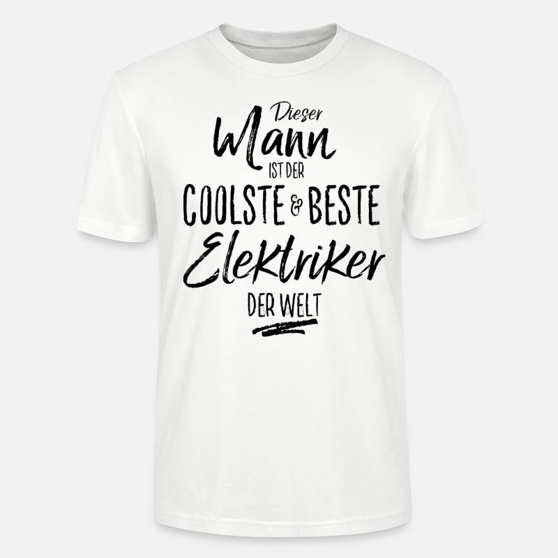 elektriker der Beste (s) - Stanley/Stella Unisex Bio-T-Shirt CRAFTER - Weiß