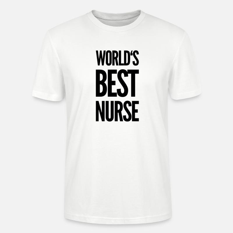Krankenschwester Pflegerin Krankenpfleger Geschenk - Stanley/Stella Unisex Bio-T-Shirt CRAFTER - Weiß