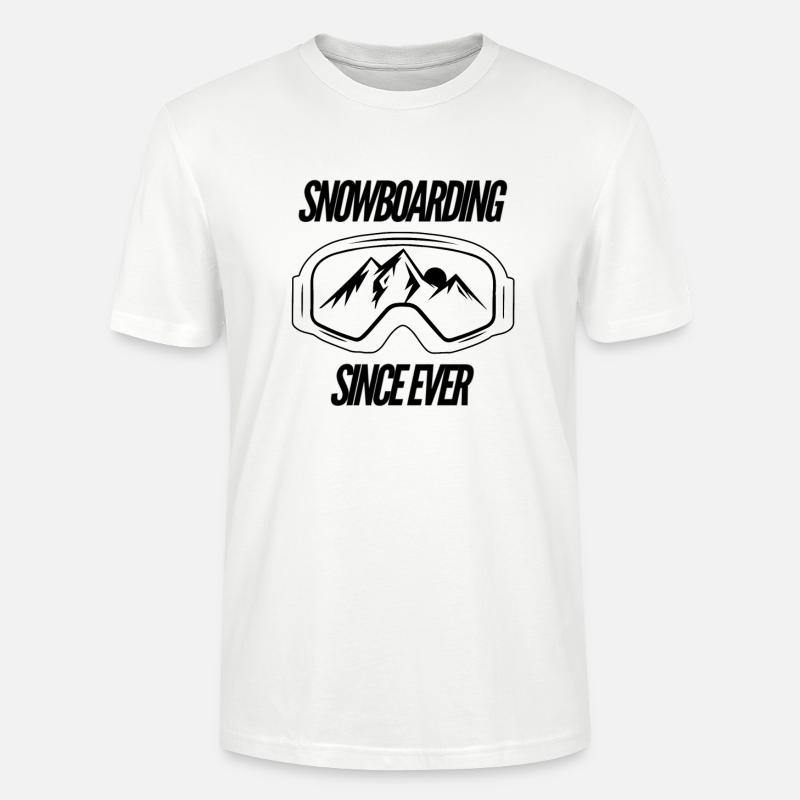 Snowboarding | Snowboard Snowboarder Geschenkidee - Stanley/Stella Unisex Bio-T-Shirt CRAFTER - Weiß