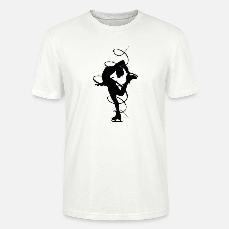 Eiskunstlauf | Eiskunstläuferin Eistanzen Geschenk - Stanley/Stella Unisex Bio-T-Shirt CRAFTER - Weiß