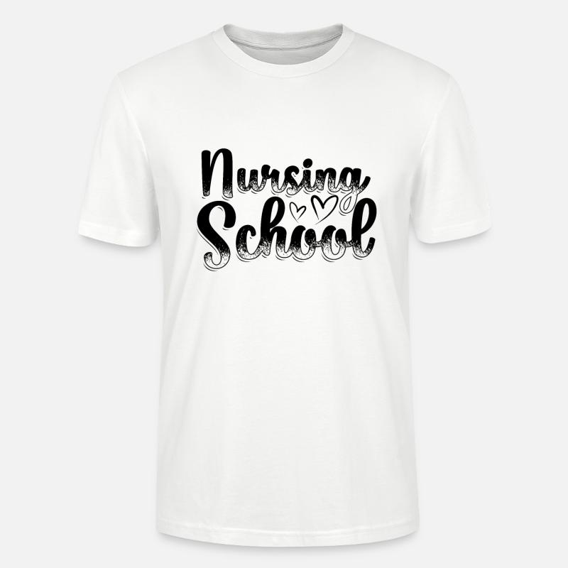 Krankenschwester Ausbildung Azubi Beruf Geschenke - Stanley/Stella Unisex Bio-T-Shirt CRAFTER - Weiß