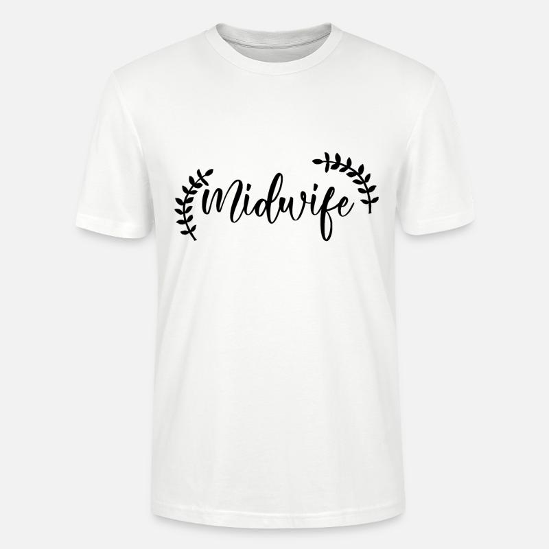 Hebamme | Hebammen Beruf Geburtshelferin Geschenke - Stanley/Stella Unisex Bio-T-Shirt CRAFTER - Weiß