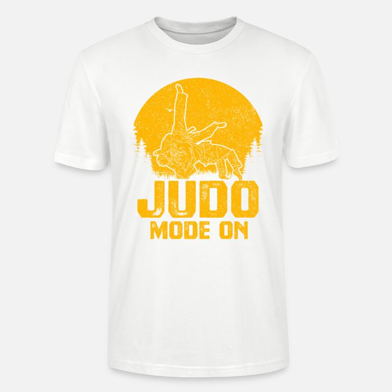 Mode judo activé - T-shirt bio CRAFTER Stanley Stella Unisexe - blanc