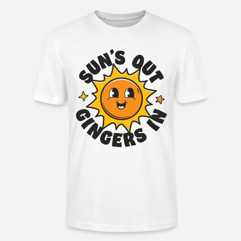 Suns Out Gingers In - Stanley/Stella Unisex Bio-T-Shirt CRAFTER - Weiß