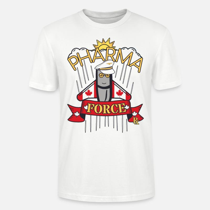 Pharmacy Canada Pharma Force - Stanley/Stella CRAFTER Unisex Organic T-Shirt - white