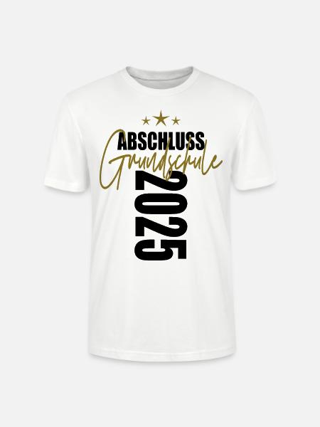 Abschluss 2025 Grundschule - Stanley/Stella Unisex Bio-T-Shirt CRAFTER - Weiß