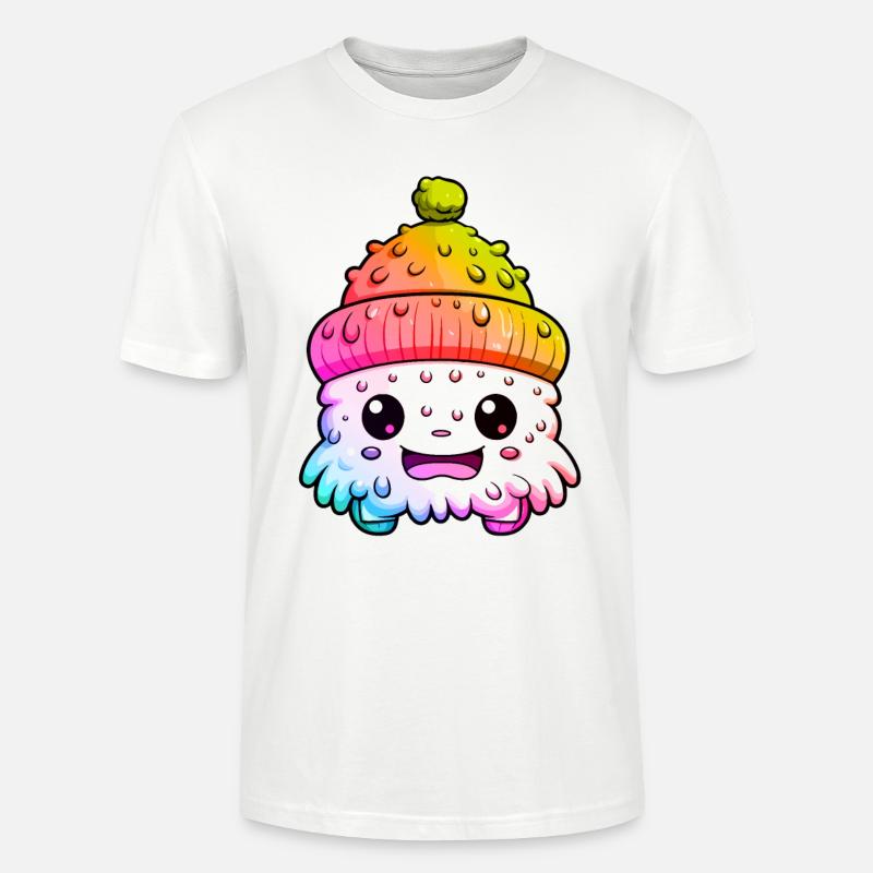 Winter Eskimo Comic Winterlich - Stanley/Stella Unisex Bio-T-Shirt CRAFTER - Weiß