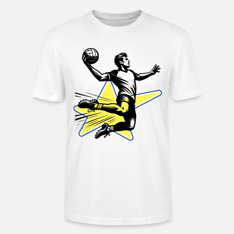 Handball Joueurs de handball - T-shirt bio CRAFTER Stanley Stella Unisexe - blanc