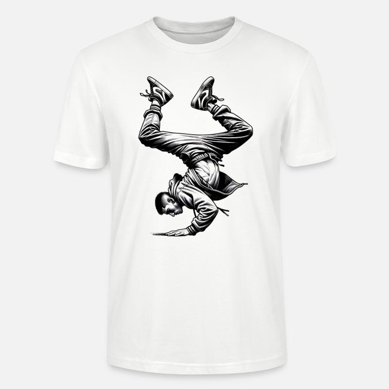 Breakdance - Stanley/Stella Unisex Bio-T-Shirt CRAFTER - Weiß