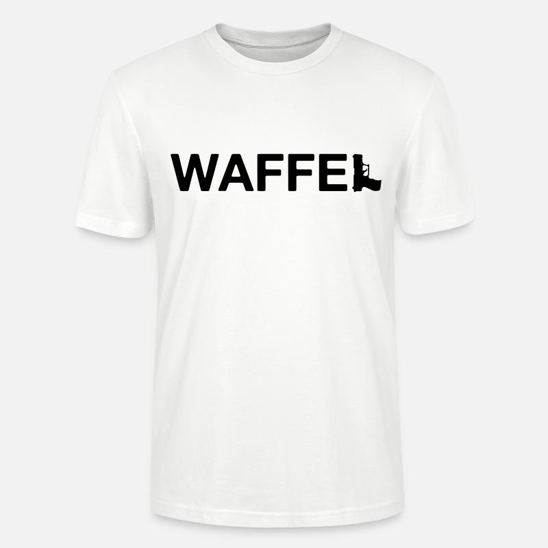 Waffel Waffe - Stanley/Stella Unisex Bio-T-Shirt CRAFTER - Weiß