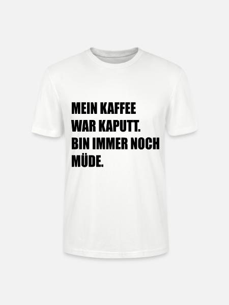 Kaffee - Stanley/Stella Unisex Bio-T-Shirt CRAFTER - Weiß