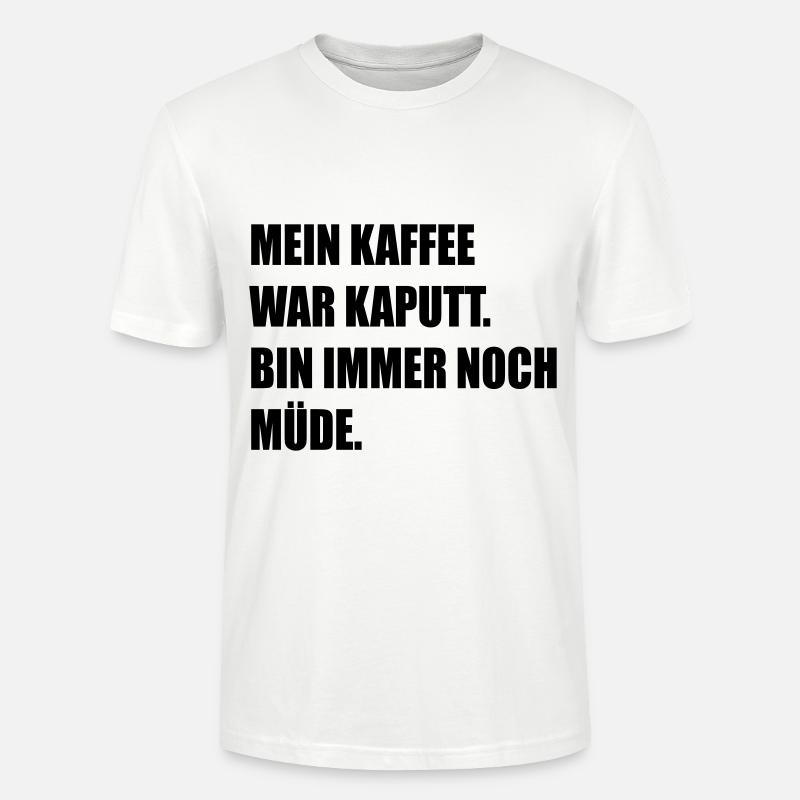 Kaffee - Stanley/Stella Unisex Bio-T-Shirt CRAFTER - Weiß