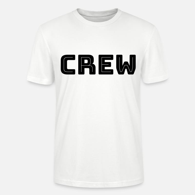Crew - Team - Geschenkidee - Stanley/Stella Unisex Bio-T-Shirt CRAFTER - Weiß