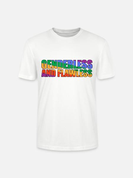 Androgyn Geschlechtslos Und Makellos - Stanley/Stella Unisex Bio-T-Shirt CRAFTER - Weiß