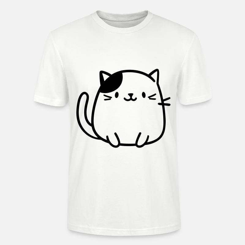Katze - Stanley/Stella Unisex Bio-T-Shirt CRAFTER - Weiß