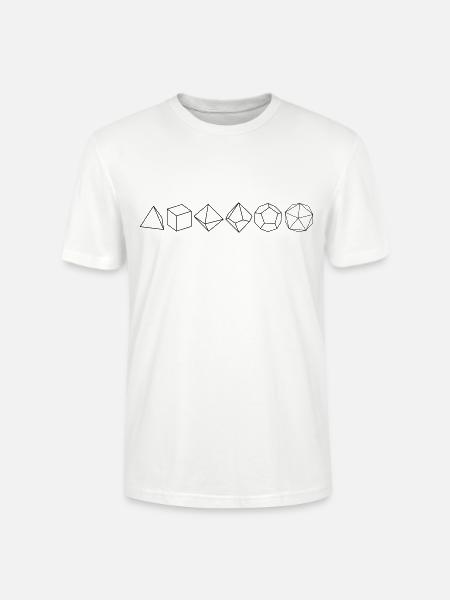 Rollenspiel-Wüfel - Stanley/Stella Unisex Bio-T-Shirt CRAFTER - Weiß