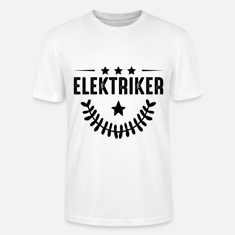 Elektriker Beruf - Stanley/Stella Unisex Bio-T-Shirt CRAFTER - Weiß