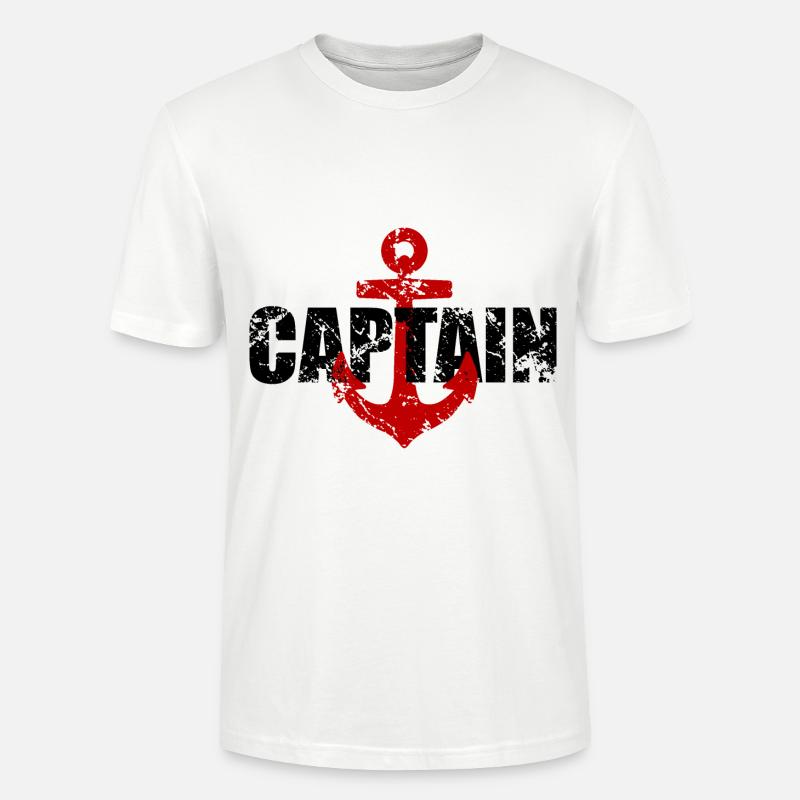 KAPITÄN CAPTAIN - Stanley/Stella Unisex Bio-T-Shirt CRAFTER - Weiß