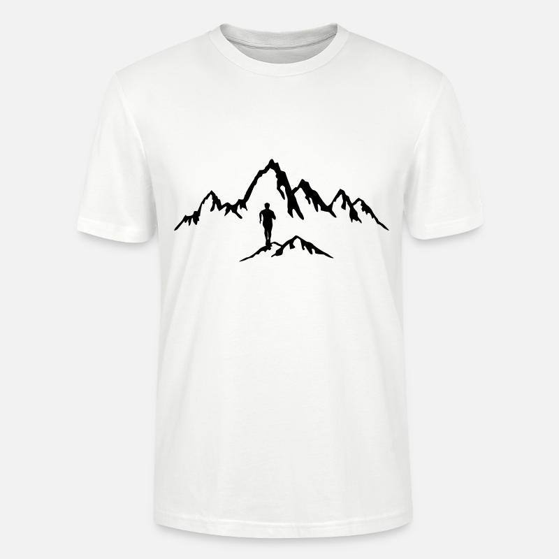 Berglauf, Trail running, Mann - Stanley/Stella Unisex Bio-T-Shirt CRAFTER - Weiß