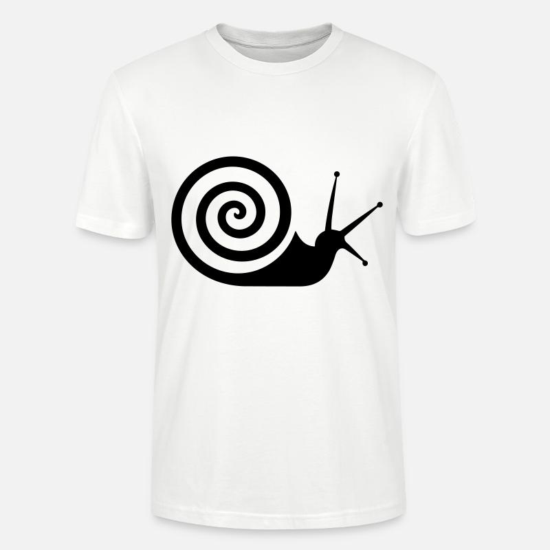 Escargot - T-shirt bio CRAFTER Stanley Stella Unisexe - blanc