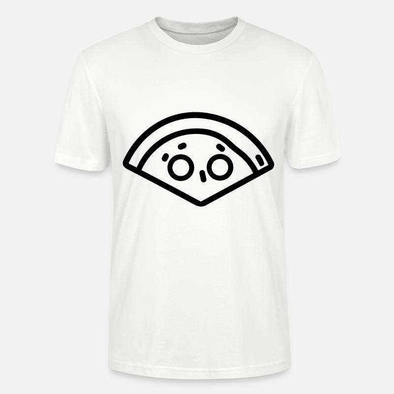 Pizzastück - Stanley/Stella Unisex Bio-T-Shirt CRAFTER - Weiß