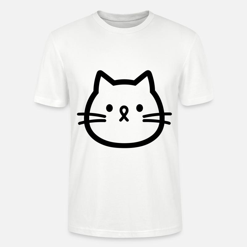 Katze - Stanley/Stella Unisex Bio-T-Shirt CRAFTER - Weiß