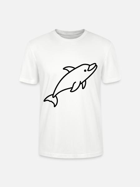 Delfin - Stanley/Stella Unisex Bio-T-Shirt CRAFTER - Weiß