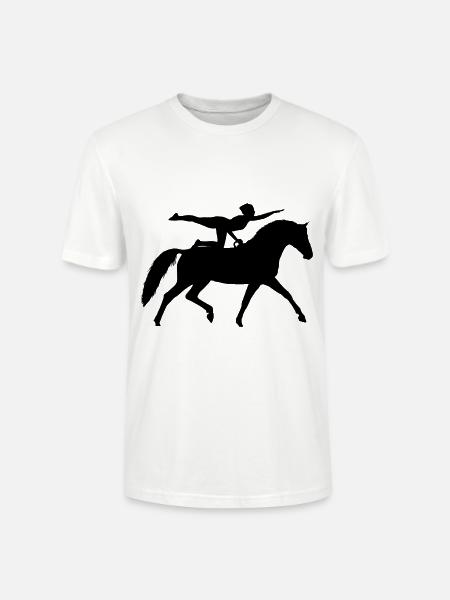 Voltigier Equestrian Equestrian Voltigieren - Stanley/Stella CRAFTER Unisex Organic T-Shirt - white