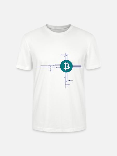 Die Blockchain Drähte - Stanley/Stella Unisex Bio-T-Shirt CRAFTER - Weiß
