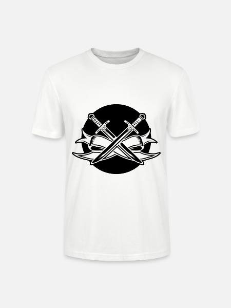 Sword Symbol - Stanley/Stella CRAFTER Unisex Organic T-Shirt - white