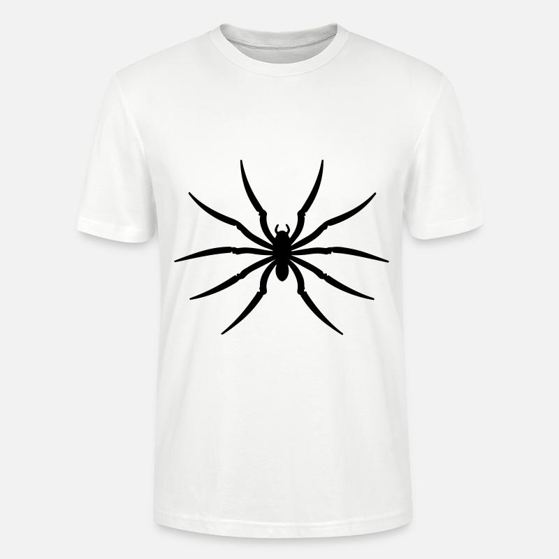 araignée - T-shirt bio CRAFTER Stanley Stella Unisexe - blanc