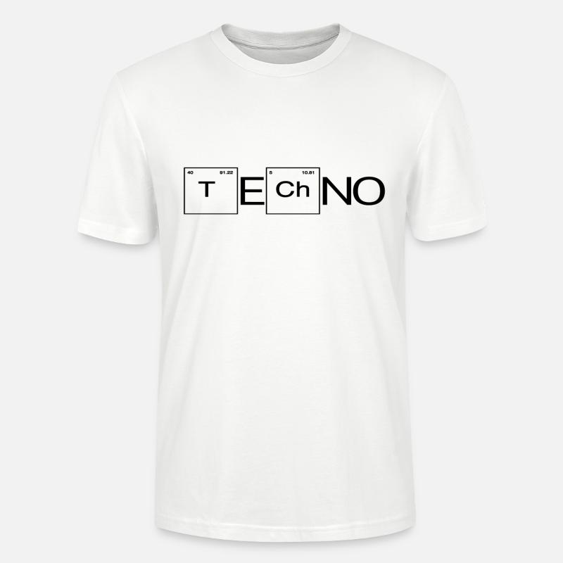 Techno - T-shirt bio CRAFTER Stanley Stella Unisexe - blanc