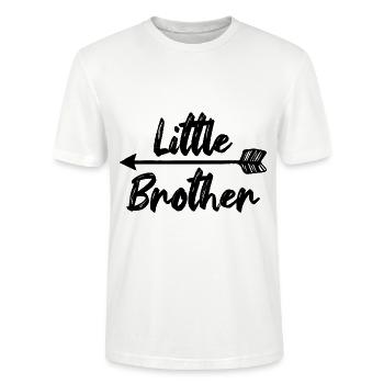 Petit Frère Frère Et sœurs du cœur du frère - T-shirt bio CRAFTER Stanley Stella Unisexe - blanc - Devant - Alina (178cm) & Michal (187cm)