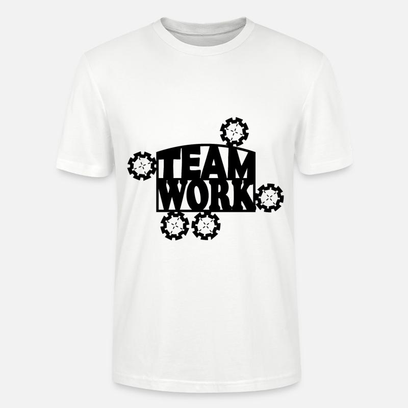 Teamwork - Stanley/Stella CRAFTER Unisex Organic T-Shirt - white