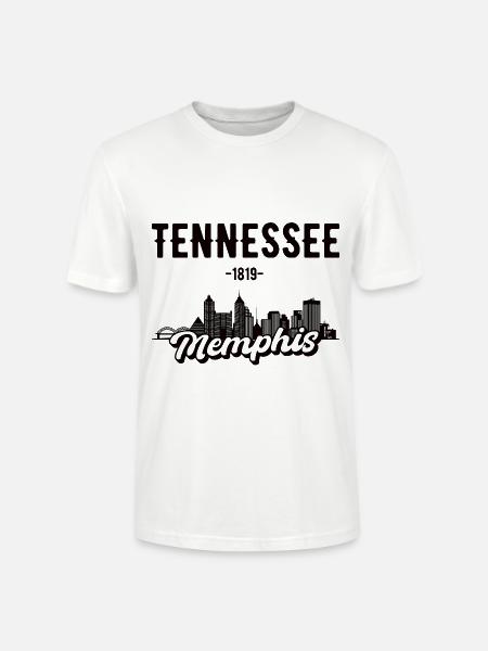 Memphis Tennessee Stadt Geschenk - Stanley/Stella Unisex Bio-T-Shirt CRAFTER - Weiß
