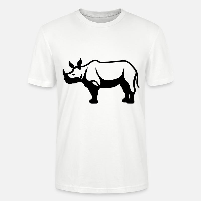 Nashorn - Stanley/Stella Unisex Bio-T-Shirt CRAFTER - Weiß