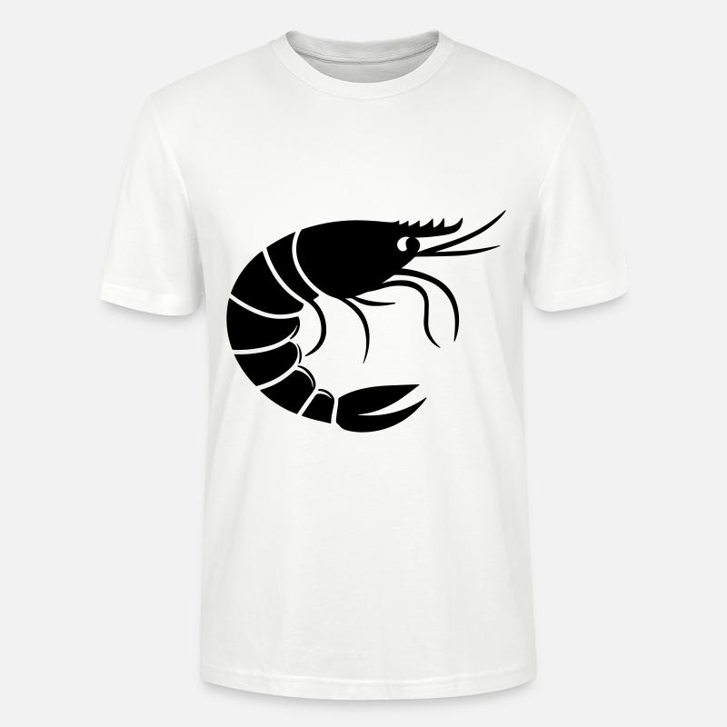 Garnele - Stanley/Stella Unisex Bio-T-Shirt CRAFTER - Weiß