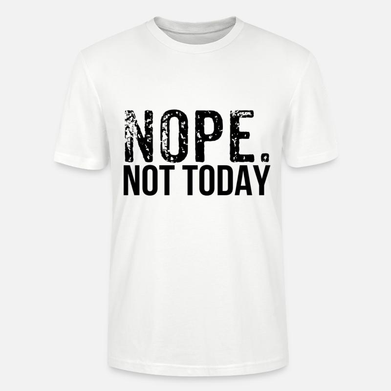 Nope - Stanley/Stella CRAFTER Unisex Organic T-Shirt - white